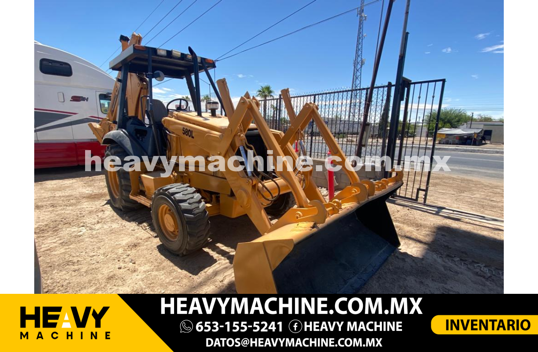 Maquinaria Pesada Retroexcavadora 2000 Case 580 L